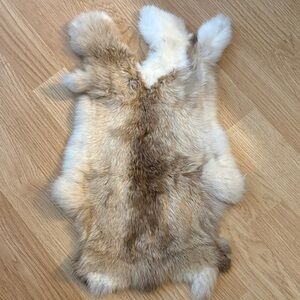 Soft rabbit pelt